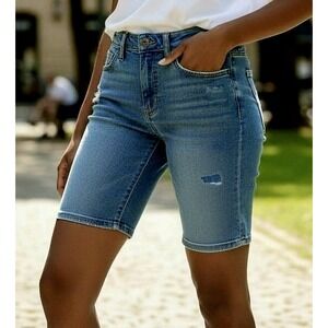 Core Flex American Eagle High Shorts Stretchy Fringe distress size 28 28x10